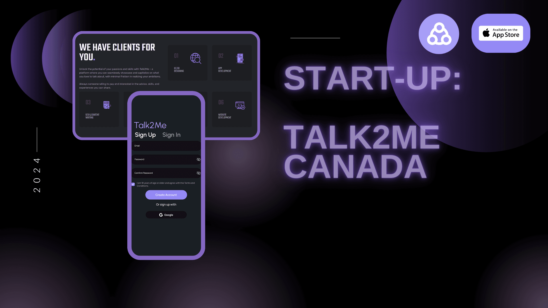 Talk2Me App Interface