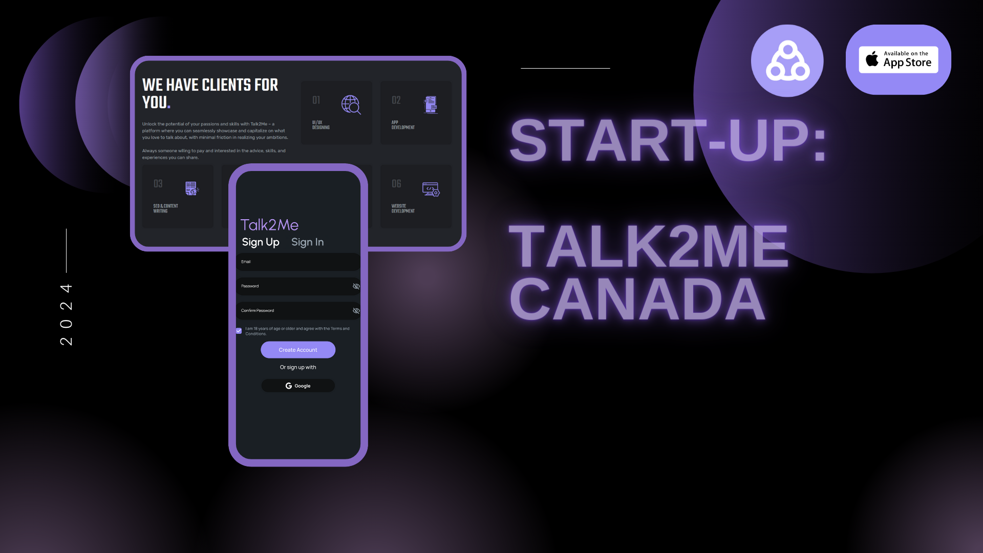 Talk2Me App Interface